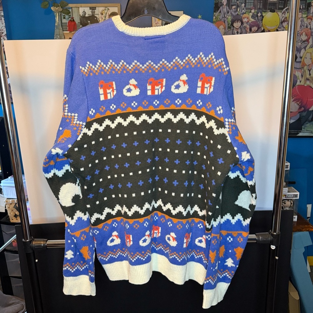 Geeknet Animal Crossing Tom Nook Holiday Ugly Sweater Size:2X - Picture 6 of 6